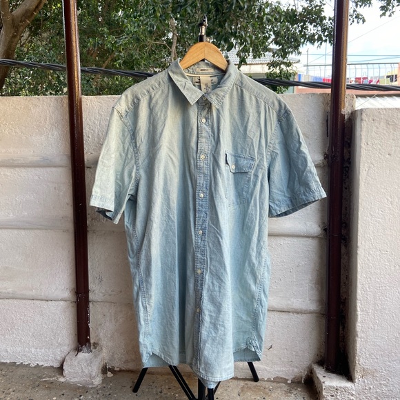 Label of Graded Goods Denim Shirt. Size- XL - Picture 3 of 8